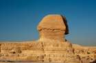 Africa, Egypt, Giza. Side view of the famous sphinx statue in Giza. Art Print